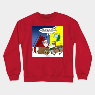 Reindeer Mask Problem Crewneck Sweatshirt